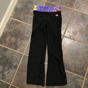 NIKE Sportswear Girls Rolled Waist Yoga Pants Size 8-10